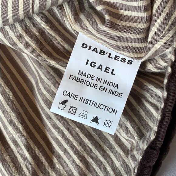 Diab’less Diabless embroidered velvet military jacket, m - Picture 9 of 11